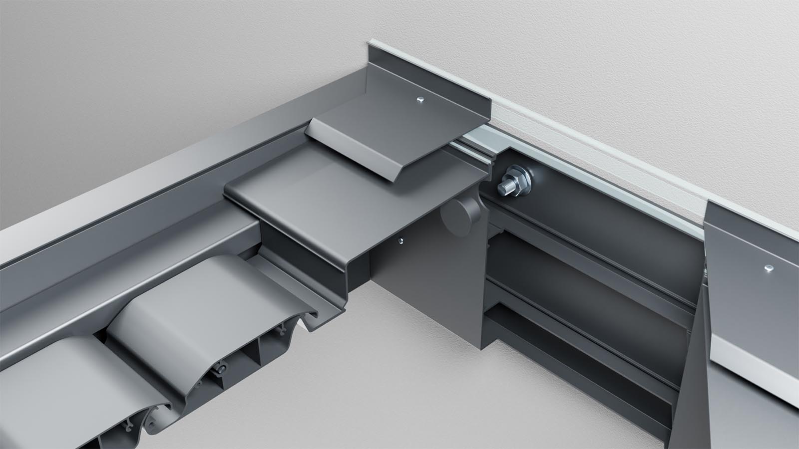 Pritrjevanje na mestu fasade prerez balde 380XL