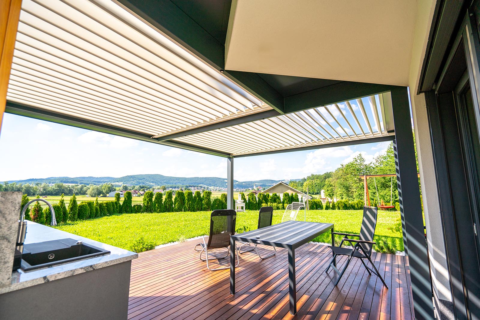 Bioklimatska pergola Ivančna Gorica